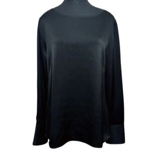 BCBGMAXAZRIA Womens Ceanna Medium Cowl  Neck Long Sleeve Blouse